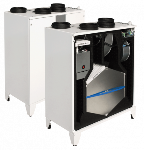 Компактные приточно-вытяжные установки с пластинчатым рекуператором (подвесное исполнение) SMARTY 3X VEL/VER 3.0